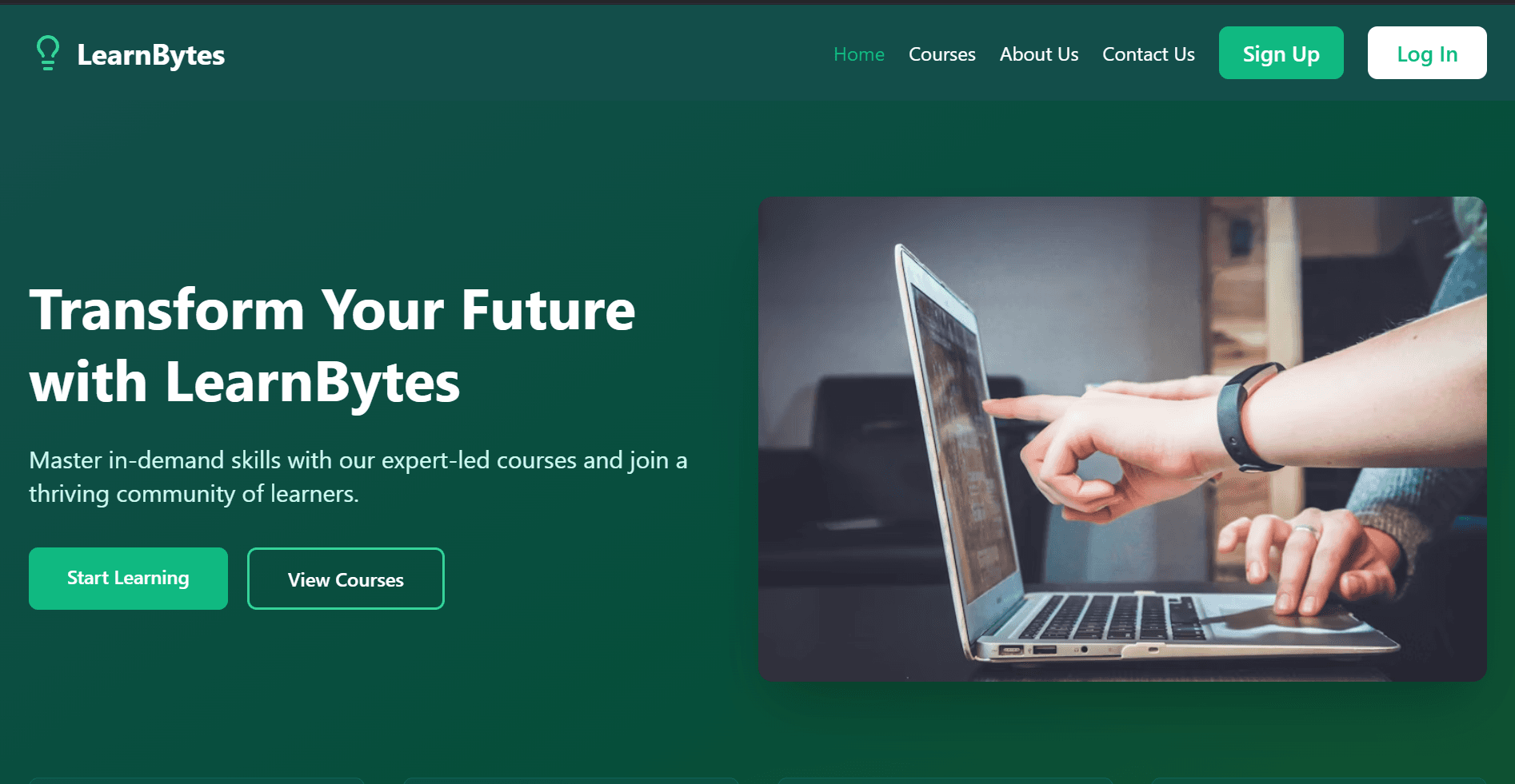 Learn Bytes - EdTech Platform